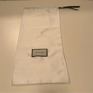 Gucci Logo Dust Bag Draw String 17.5”x 8” Pre-Owned